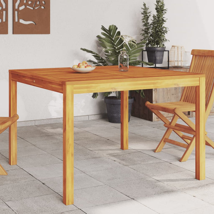 Garden Dining Table 110X110X75 Cm Solid Wood Acacia Tlltlk