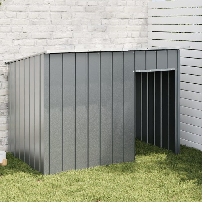 Dog House With Roof Anthracite 153X91X110 Cm Galvanised Steel Oixpix