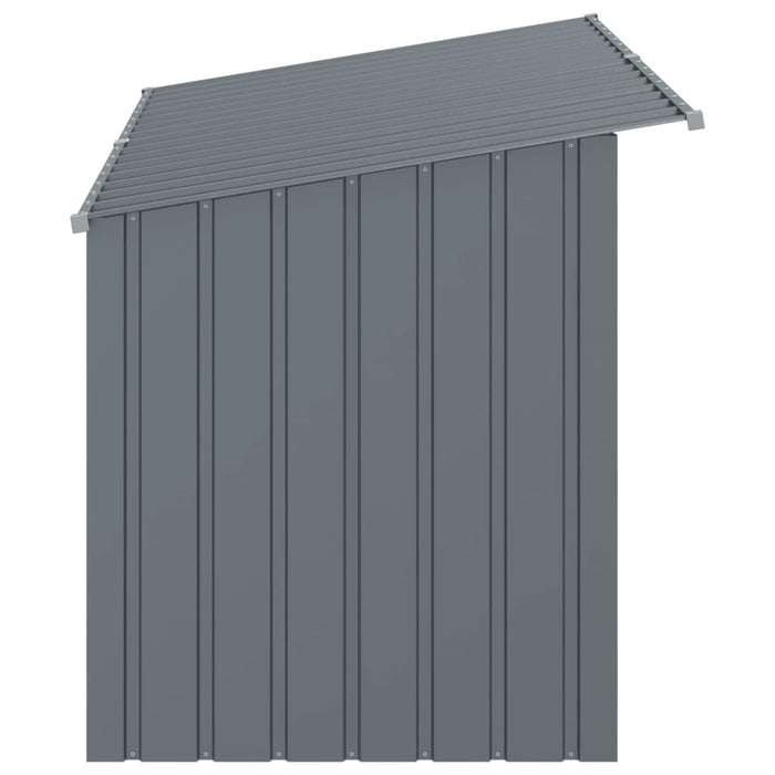 Dog House With Roof Anthracite 196X91X110 Cm Galvanised Steel Oixpip