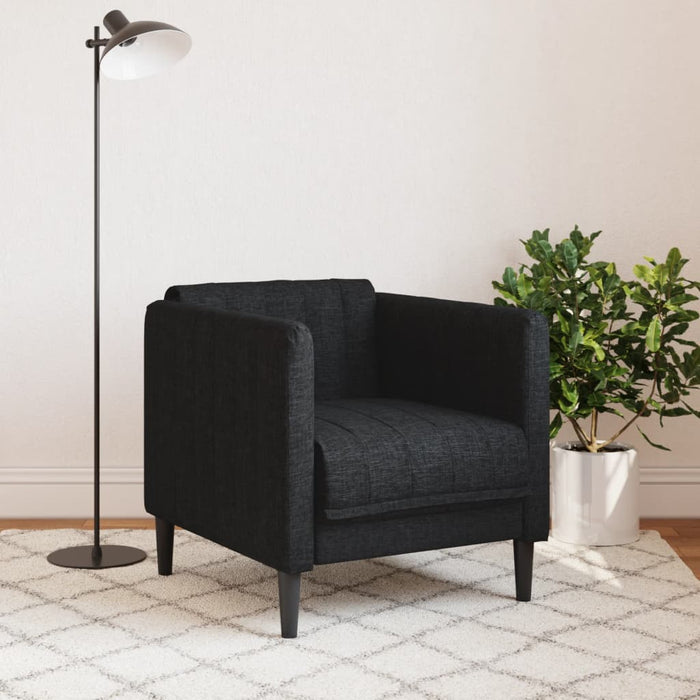 Sofa Chair Black Fabric Tixpki