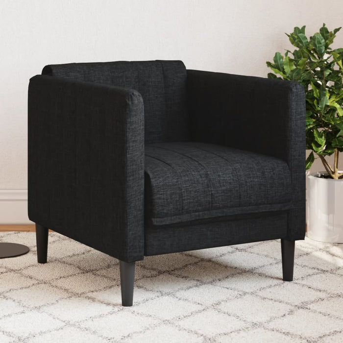 Sofa Chair Black Fabric Tixpki