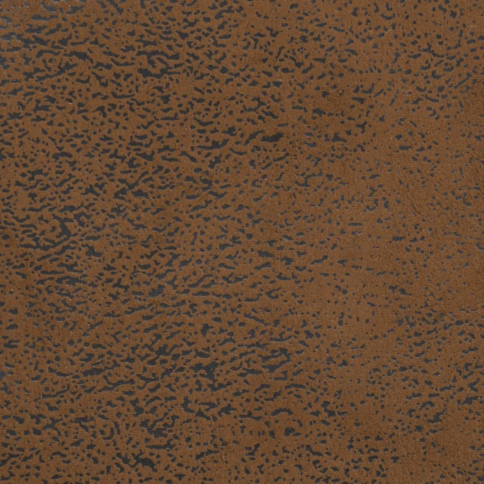 Sofa With Cushions 3-Seater Brown Faux Suede Leather Tixlpo