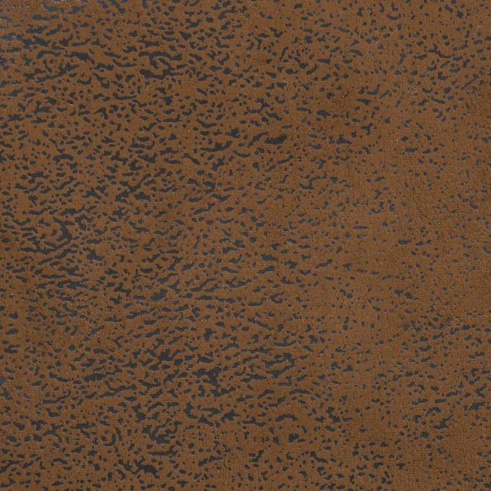 Chesterfield Sofa 2-Seater Brown Faux Suede Leather Tixllp