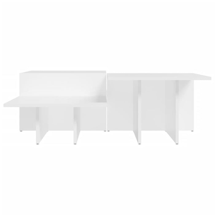 Coffee Tables 2 Pcs White Engineered Wood Txoloak