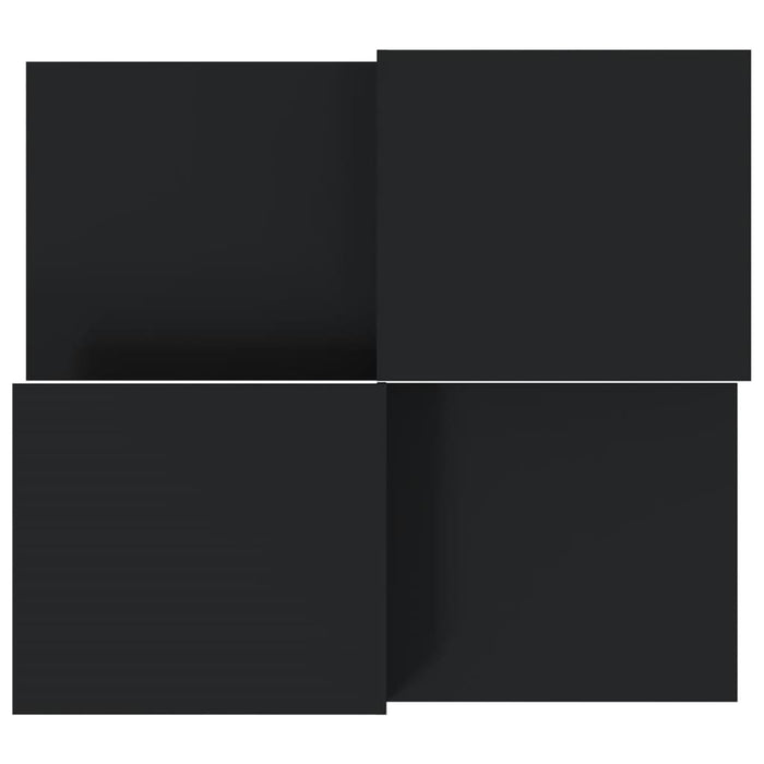 Coffee Tables 2 Pcs Black Engineered Wood Txolopb