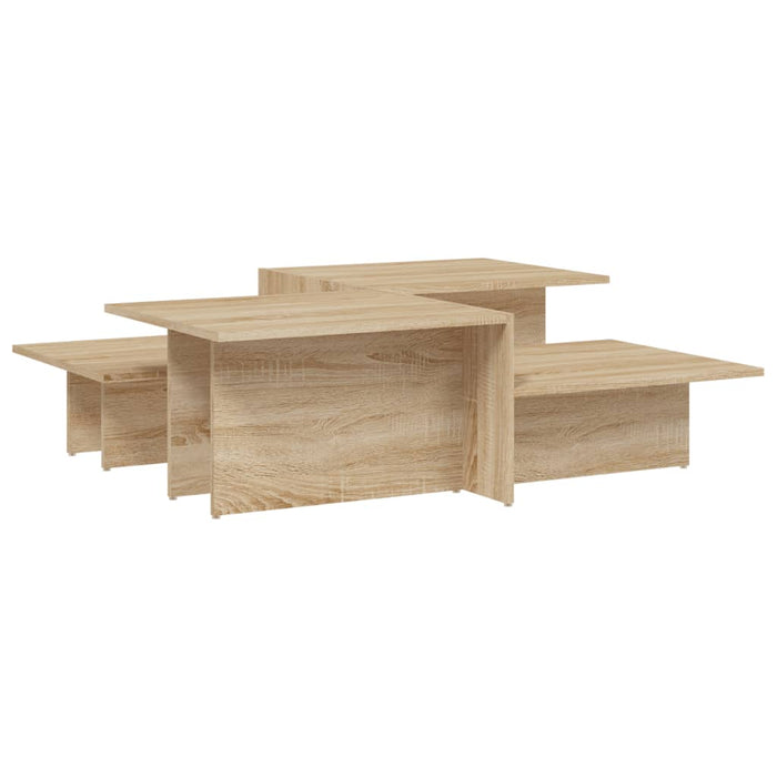 Coffee Tables 2 Pcs Sonoma Oak Engineered Wood Txolopx