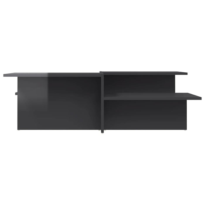 Coffee Tables 2 Pcs Glossy Look Grey Engineered Wood Txolopi