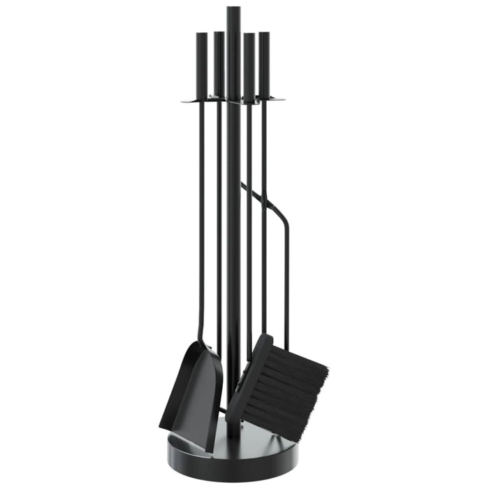 5 Piece Fireplace Tool Set 18X66 Cm Steel Opltil