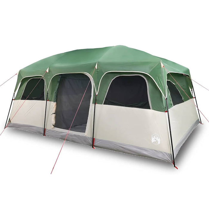 Family Tent Cabin 9-Person Green Waterproof Kaptk
