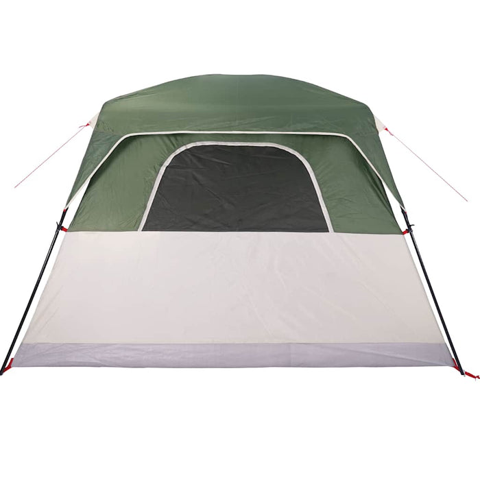 Family Tent Cabin 6-Person Green Waterproof Kapap