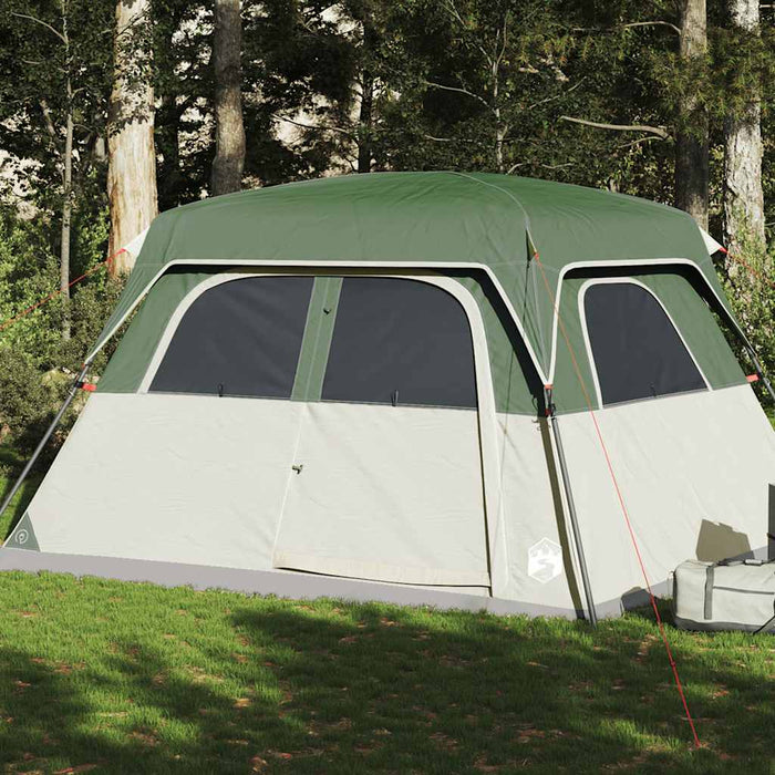 Family Tent Cabin 6-Person Green Waterproof Kapap