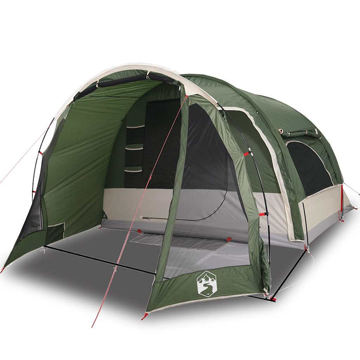 Family Tent 6-Person Green Waterproof Kaito