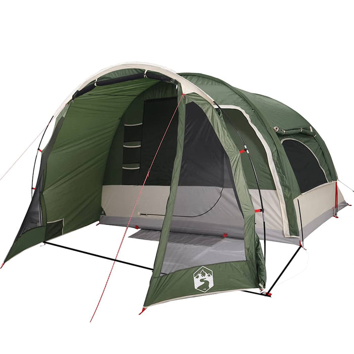 Family Tent 6-Person Green Waterproof Kaito