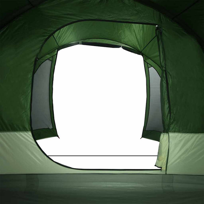 Family Tent 6-Person Green Waterproof Kaito