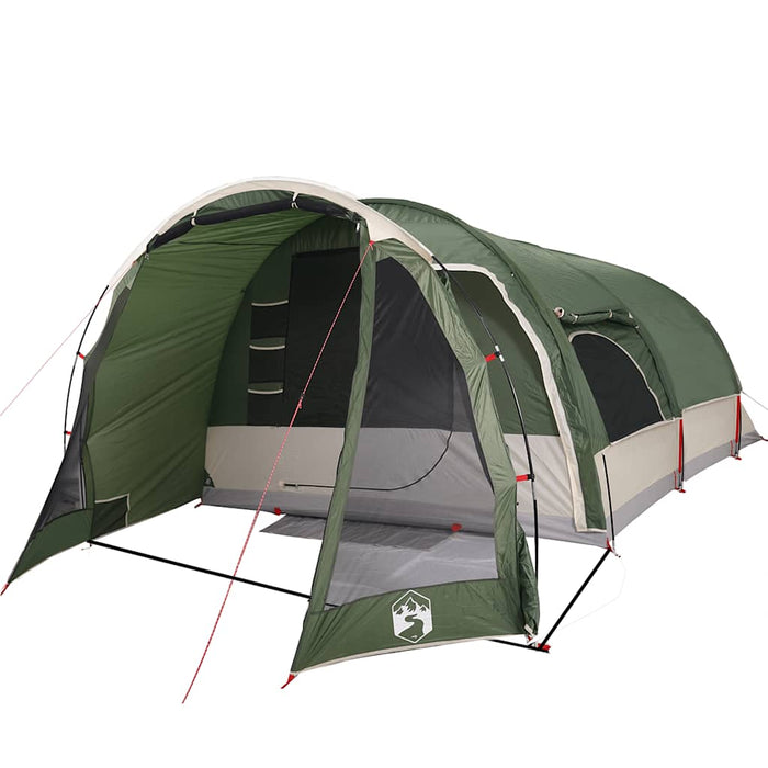 Family Tent Tunnel 8-Person Green Waterproof Kaita