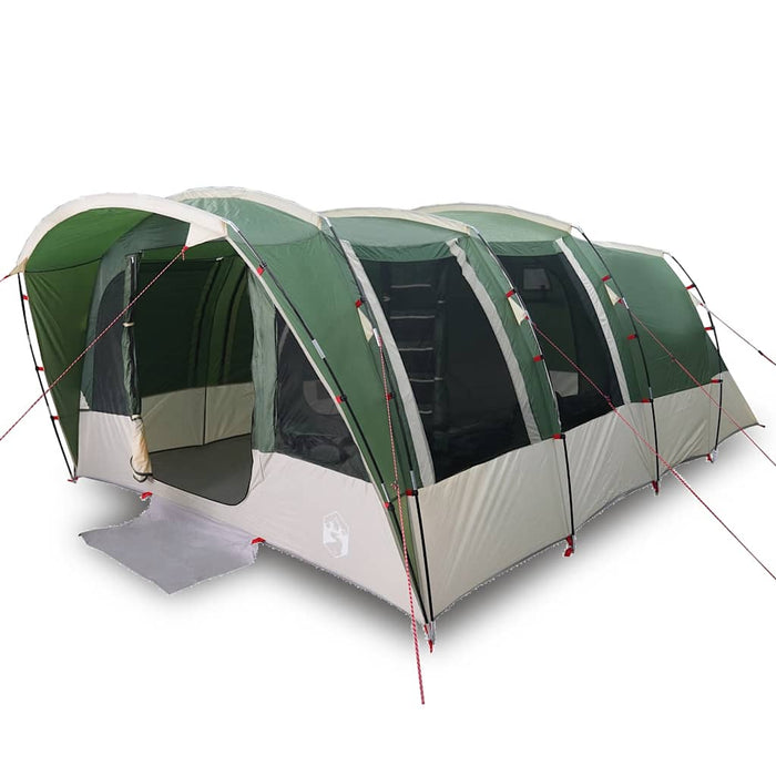 Family Tent Tunnel 8-Person Green Waterproof Kaiak