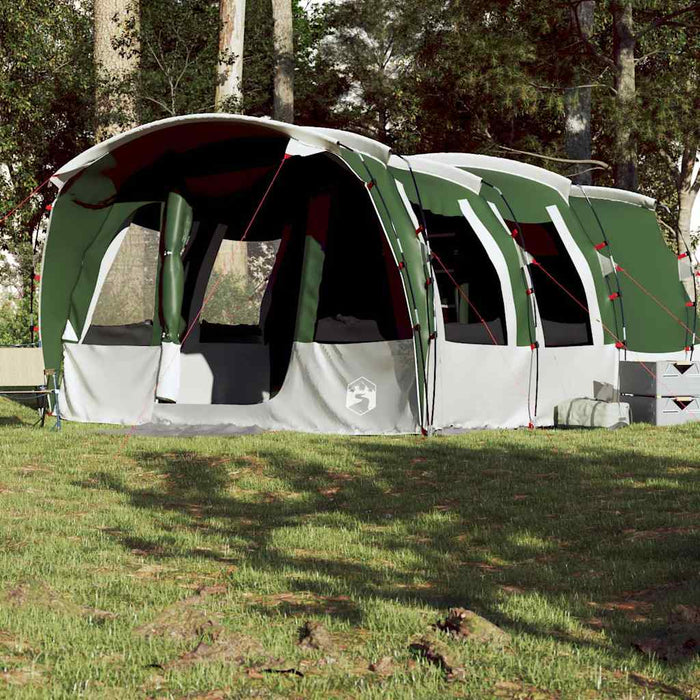 Family Tent Tunnel 8-Person Green Waterproof Kaiak