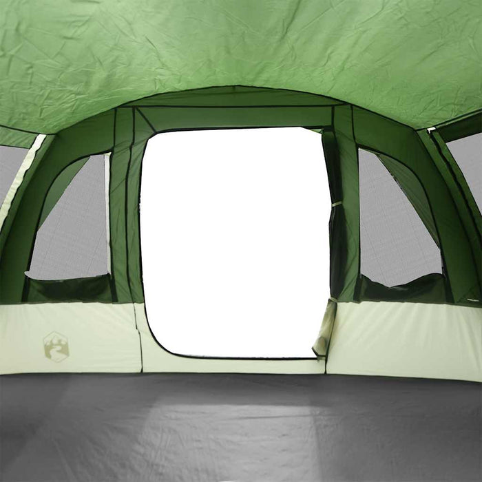 Family Tent Tunnel 8-Person Green Waterproof Kaiak