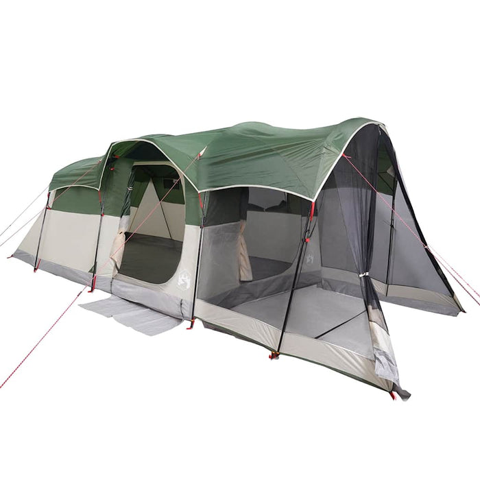 Family Tent Tunnel 8-Person Green Waterproof Kainp