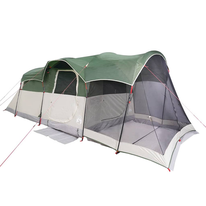 Family Tent Tunnel 8-Person Green Waterproof Kainp