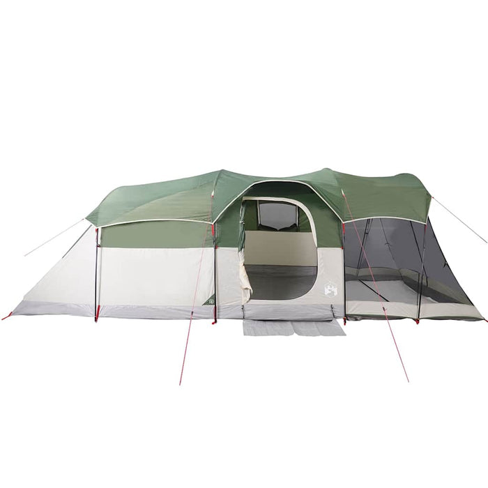 Family Tent Tunnel 8-Person Green Waterproof Kainp