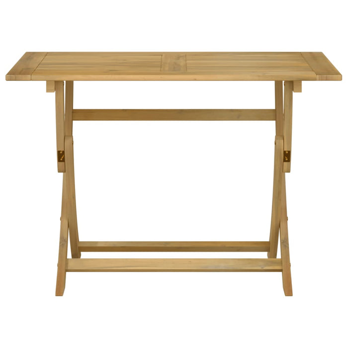 Folding Garden Table 110X55X75 Cm Solid Wood Acacia Tlpitl