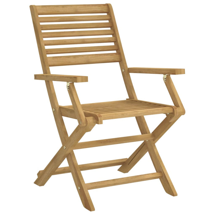 Folding Chairs 4 Pcs 54.5X61.5X86.5 Cm Solid Wood Acacia Tlpitn