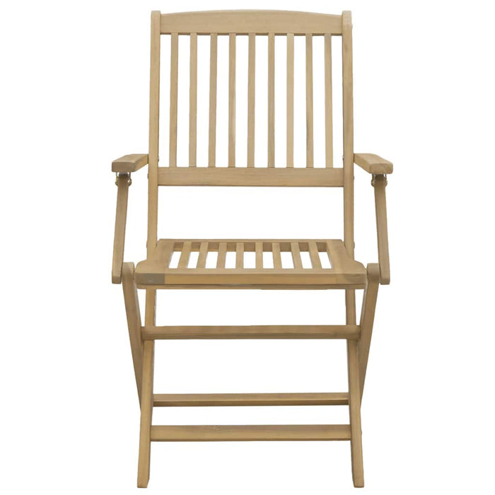 Folding Chairs 4 Pcs 54X61X88 Cm Solid Wood Acacia Tlpiax