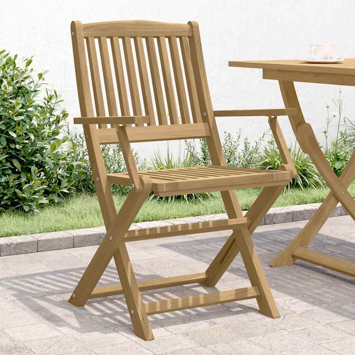 Folding Chairs 4 Pcs 54X61X88 Cm Solid Wood Acacia Tlpiax