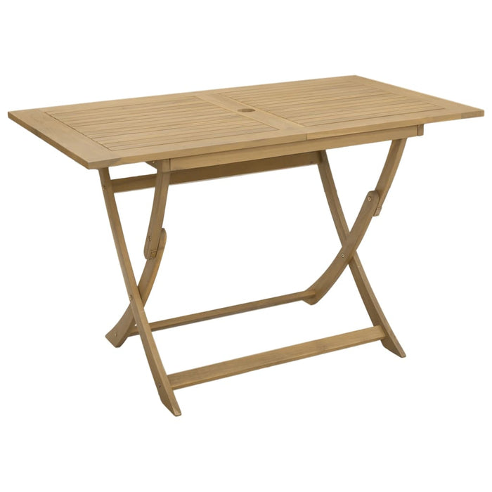 Folding Garden Table 120X70X75 Cm Solid Wood Acacia Tlpiap
