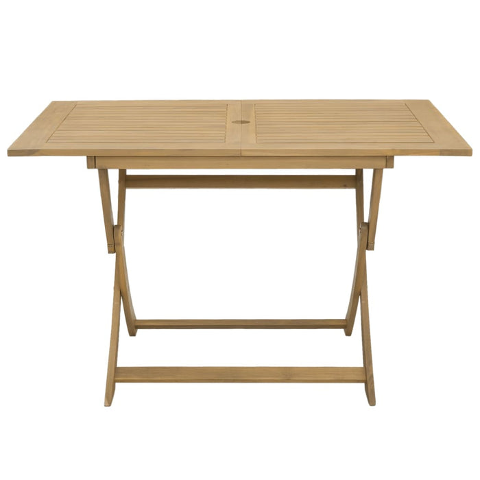 Folding Garden Table 120X70X75 Cm Solid Wood Acacia Tlpiap