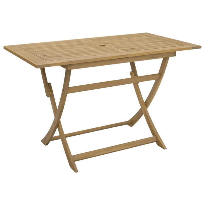 Folding Garden Table 120X70X75 Cm Solid Wood Acacia Tlpiap