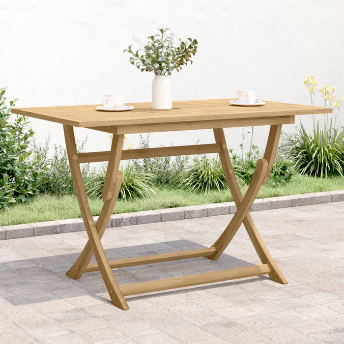Folding Garden Table 120X70X75 Cm Solid Wood Acacia Tlpiap