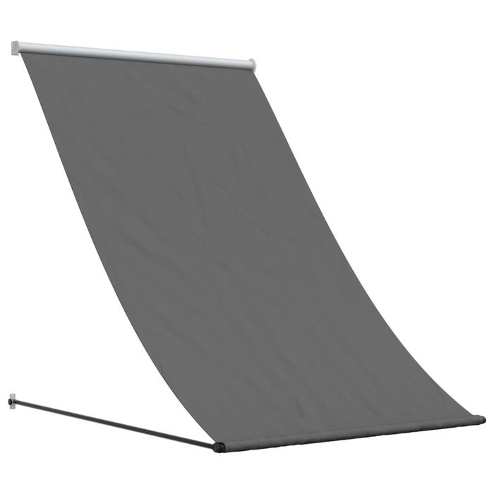 Retractable Awning Anthracite 100X150 Cm Fabric And Steel Tlnipb