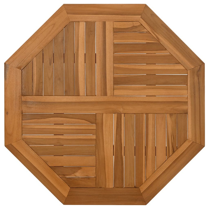 Table Top 60X60X2.5 Cm Octagonal Solid Wood Teak Tlllla