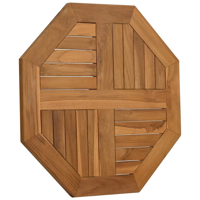 Table Top 60X60X2.5 Cm Octagonal Solid Wood Teak Tlllla