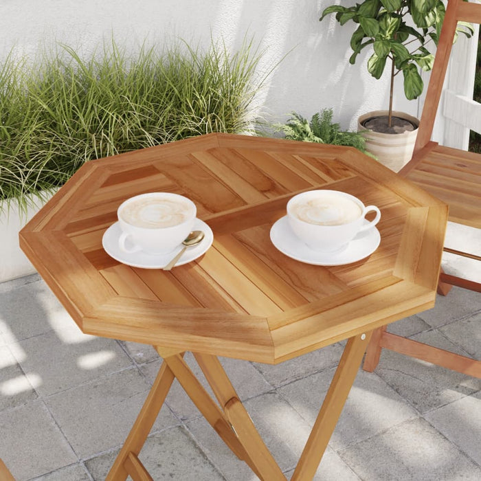 Table Top 60X60X2.5 Cm Octagonal Solid Wood Teak Tlllla