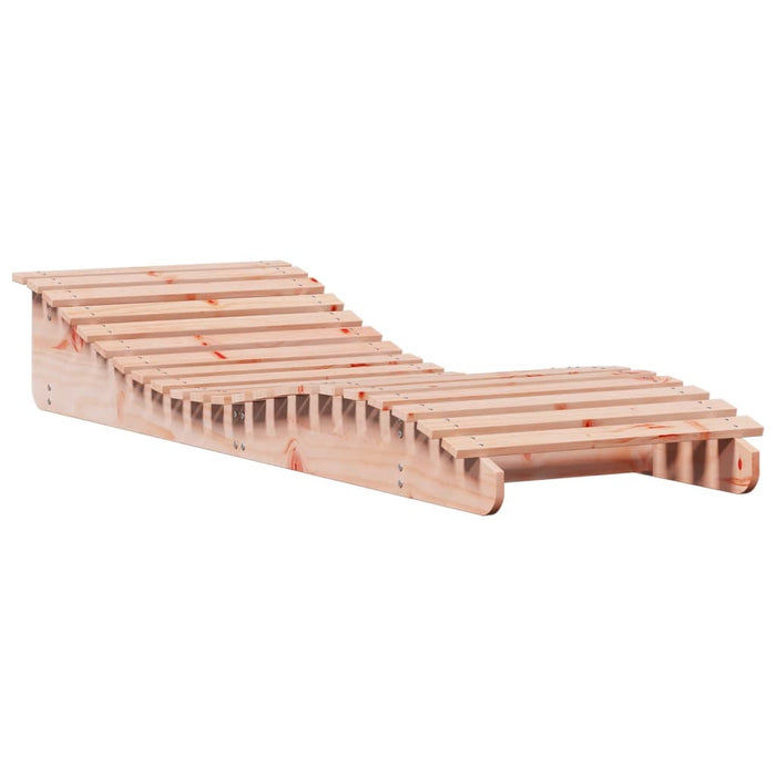 Sun Lounger 205X70X31.5 Cm Solid Wood Douglas Ntxpnt