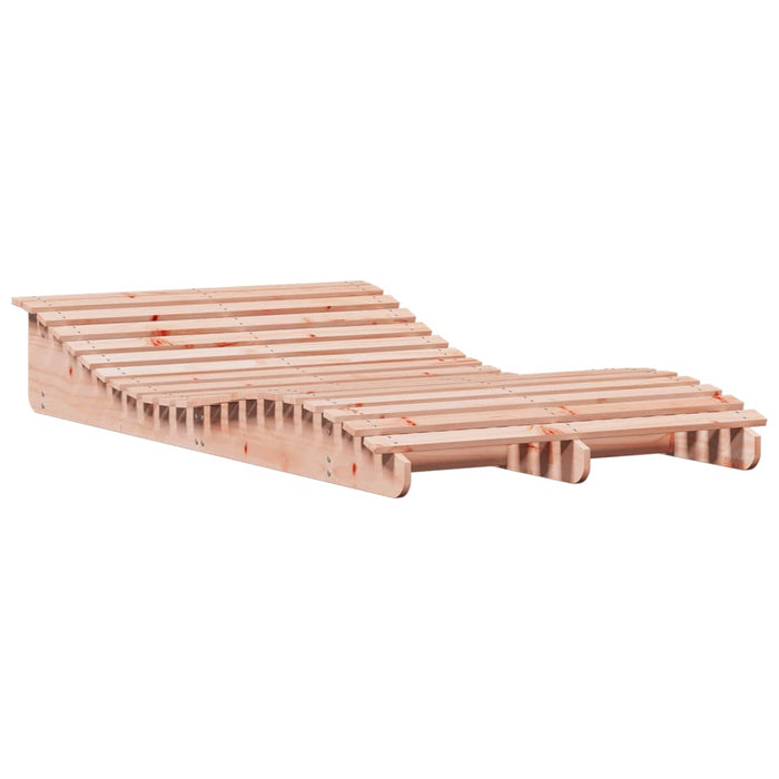 Sun Lounger 205X110X31.5 Cm Solid Wood Douglas Ntxpko