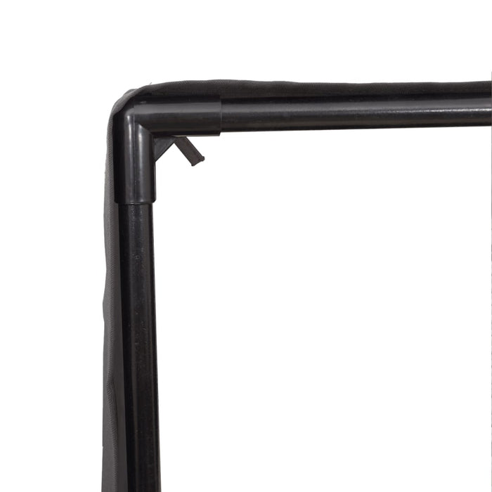 Double Sun Lounger With Roof And Curtains Grey Poly Rattan Abbxipi