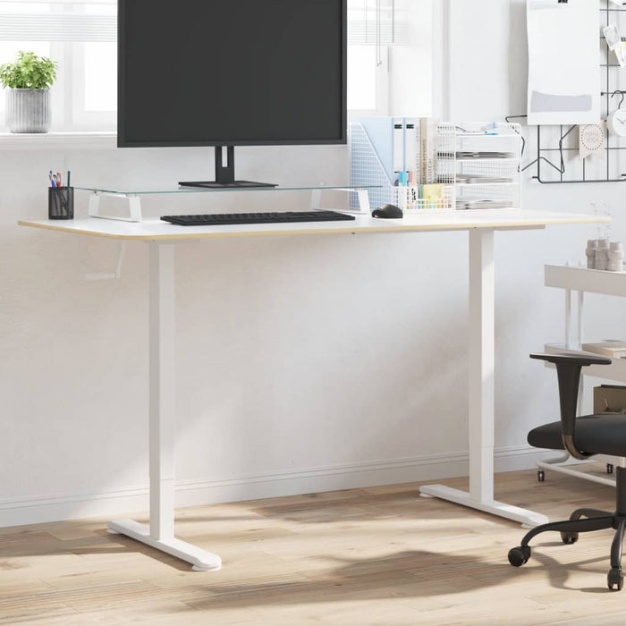 Standing Desk Frame White (94-135)X60X(70-114) Cm Steel Abbptab