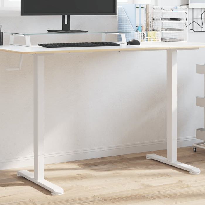Standing Desk Frame White (94-135)X60X(70-114) Cm Steel Abbptab