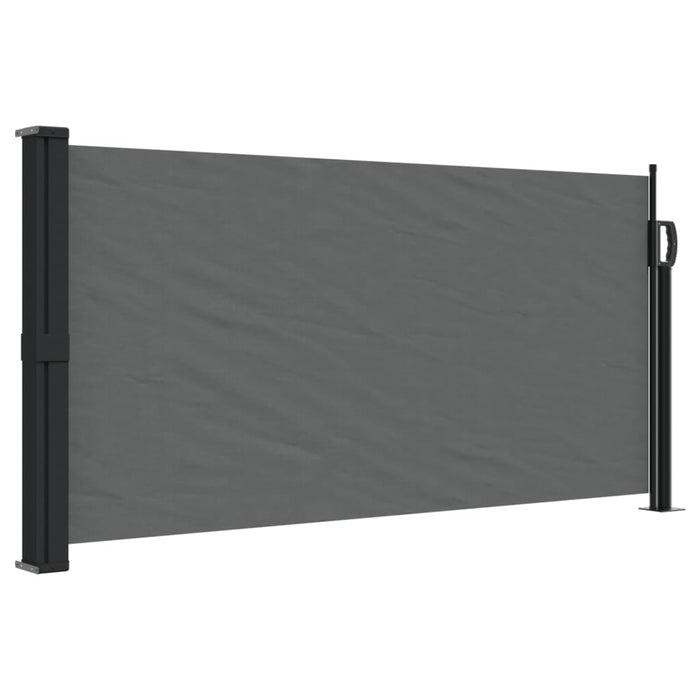 Retractable Side Awning Anthracite 100X500 Cm Abbatkn