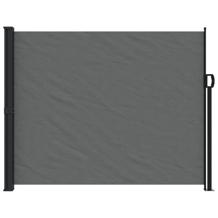 Retractable Side Awning Anthracite 160X500 Cm Abbaaat