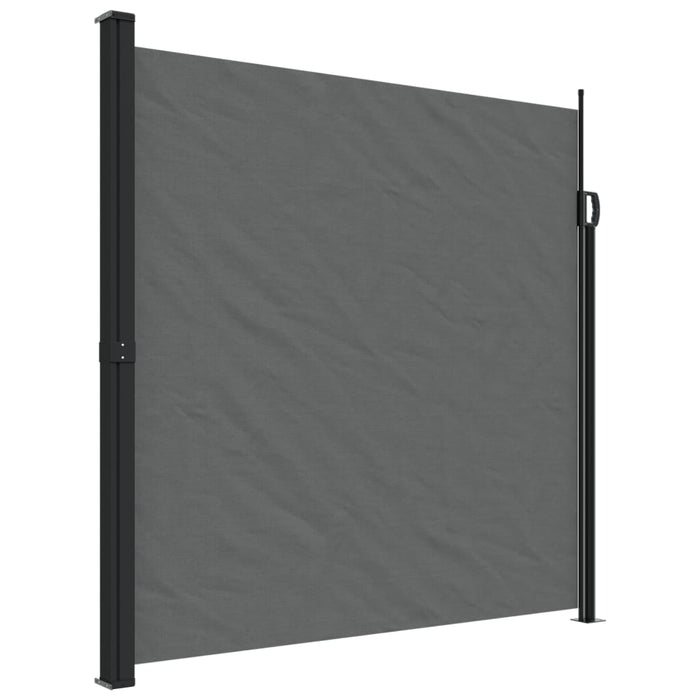 Retractable Side Awning Anthracite 200X500 Cm Abbaait