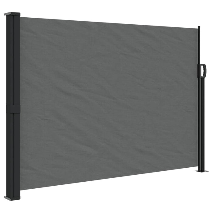 Retractable Side Awning Anthracite 140X600 Cm Abbapon
