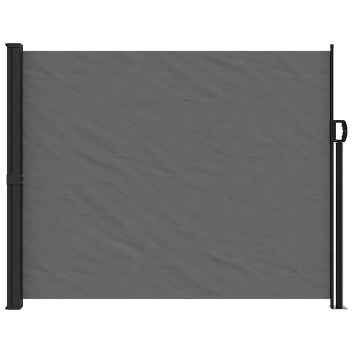 Retractable Side Awning Anthracite 160X600 Cm Abbaptt