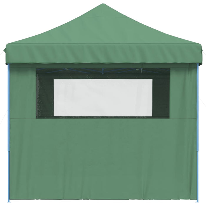 Foldable Party Tent Pop-Up With 4 Sidewalls Green Abbakil