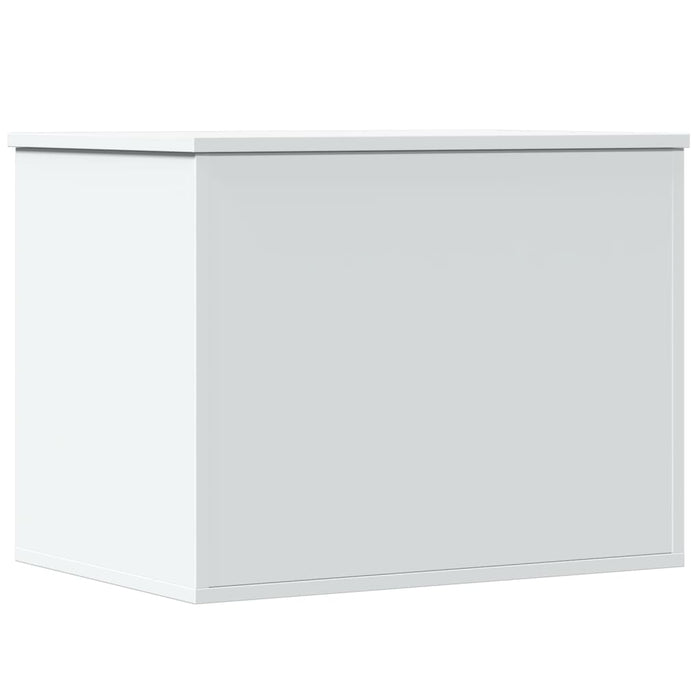 Storage Box White 60X42X46 Cm Engineered Wood Nablpt