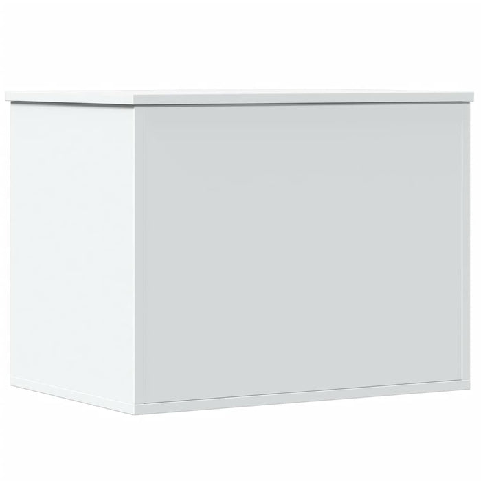 Storage Box White 60X42X46 Cm Engineered Wood Nablpt